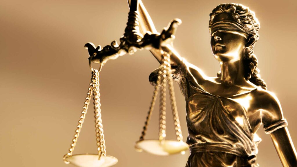 Statut de la justice aveugle