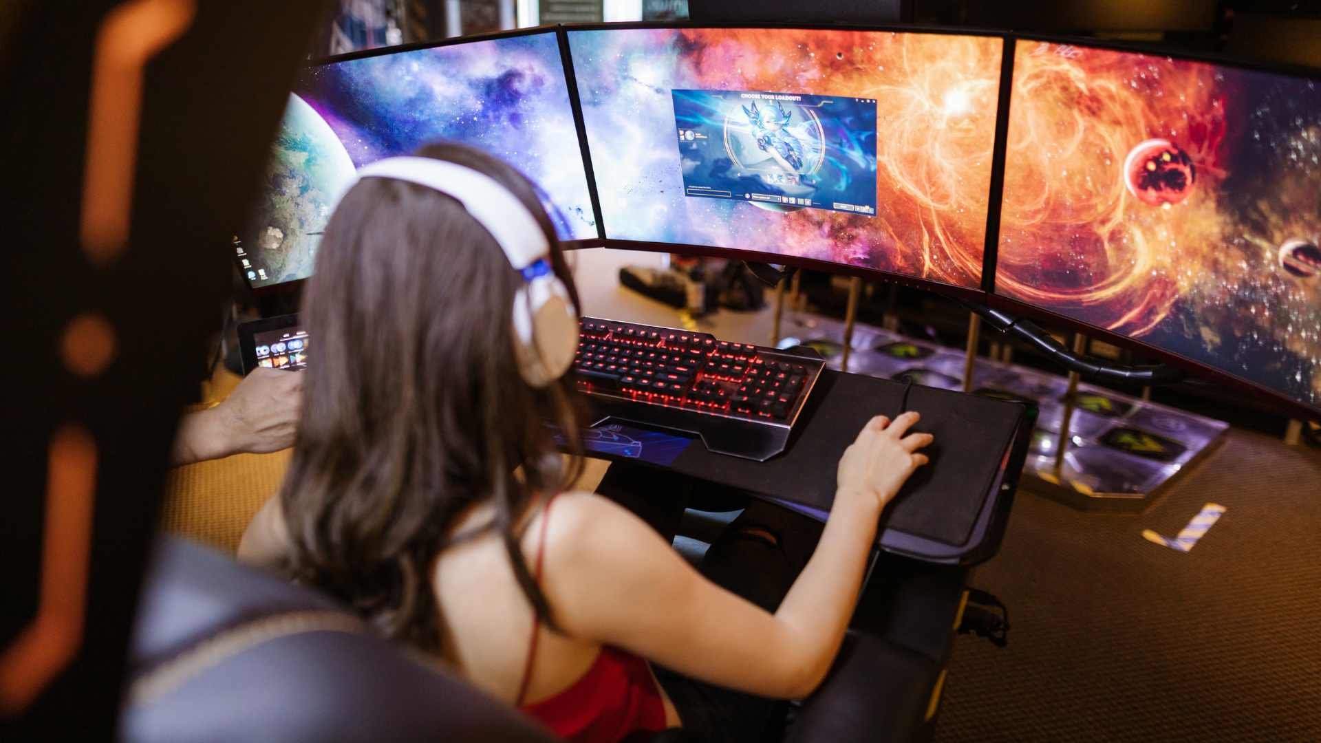 Joueuse de e-sport